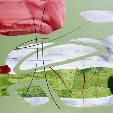 Картина под названием "Colors of my dreams…" - Isabelle Mignot, Подлинное произведение искусства, Акрил Установлен на Деревя…