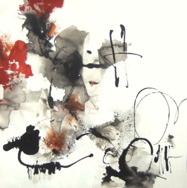 Peinture intitulée "Sigur in the head 9" par Isabelle Mignot, Œuvre d'art originale, Huile