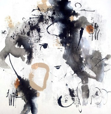 Malerei mit dem Titel "Soul's vibrations 11" von Isabelle Mignot, Original-Kunstwerk, Öl