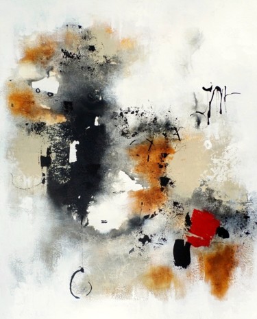 Malerei mit dem Titel "Soul's vibrations 16" von Isabelle Mignot, Original-Kunstwerk, Öl