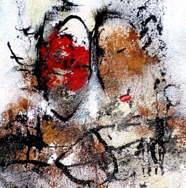 Pintura titulada "Ticket for Love 11" por Isabelle Mignot, Obra de arte original, Oleo
