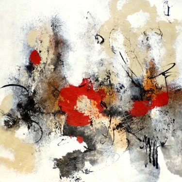 Peinture intitulée "Ticket for Love 34" par Isabelle Mignot, Œuvre d'art originale, Huile