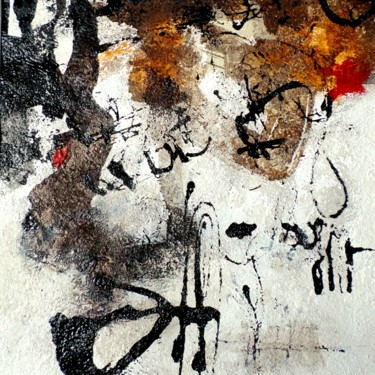 Malerei mit dem Titel "Ce qui me vient 24" von Isabelle Mignot, Original-Kunstwerk, Andere