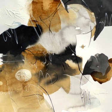 Peinture intitulée "Au fil de nous (65)" par Isabelle Mignot, Œuvre d'art originale, Autre