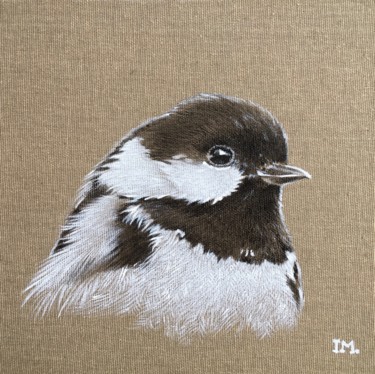 Peinture intitulée "Série oiseaux n 16,…" par Isabelle Molinard, Œuvre d'art originale, Acrylique