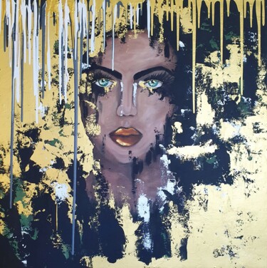 Painting titled "Mary" by Im, Original Artwork, Acrylic