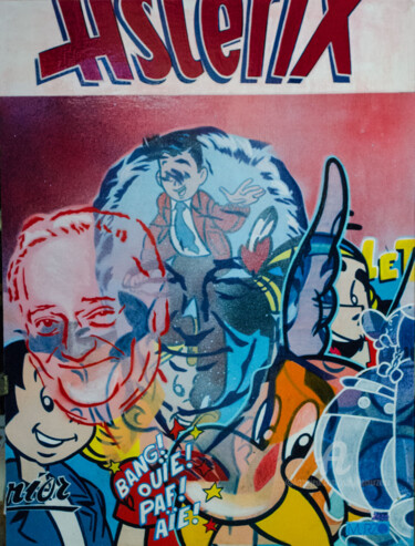 Pintura titulada "Uderzo" por Murzo, Obra de arte original, Acrílico Montado en Bastidor de camilla de madera