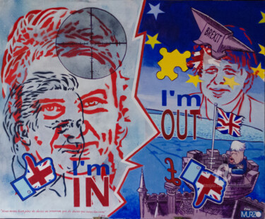 Pintura titulada "Made in England-Bre…" por Murzo, Obra de arte original, Pintura al aerosol