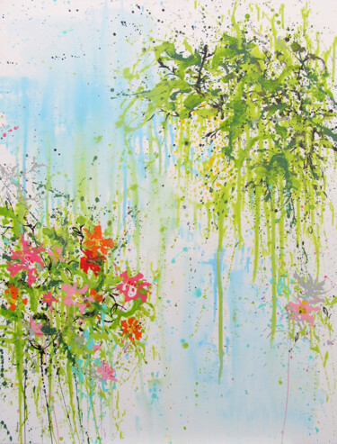 French Riviera Painting titled "French Riviera" by Isabelle Pelletane, Original Art, Acrylic