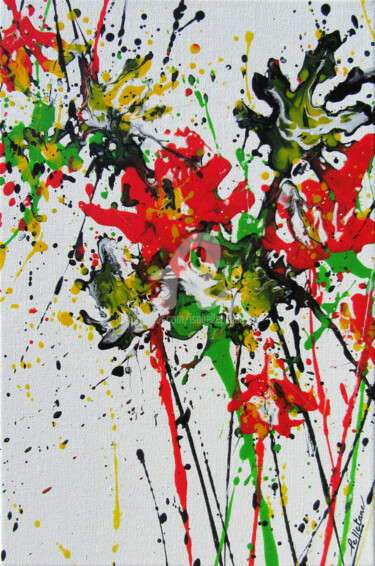 Hoya Peinture intitulée "Hoya" par Isabelle Pelletane, Œuvre d'art originale, Acrylique Monté sur Châssis en bois