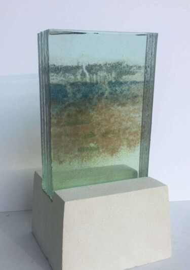 Sculpture titled "Rêve de Loire" by Isabelle Pontani, Original Artwork, Glass
