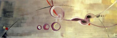 Peinture intitulée "Emotions constellées" par Isabelle Szlachta, Œuvre d'art originale, Acrylique