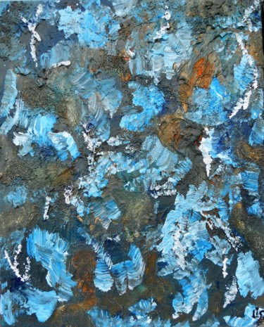 Peinture intitulée "La Fonte des Glaces" par Isabelle Tirard, Œuvre d'art originale, Acrylique