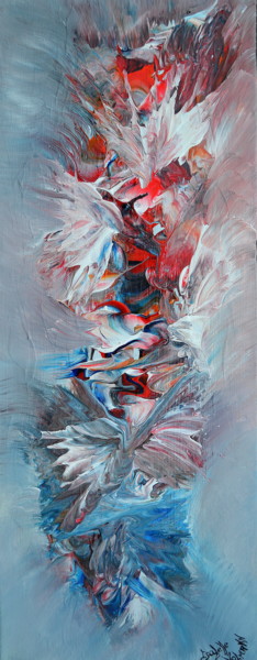 Malerei mit dem Titel "Symphonie nocturne" von Isabelle Vobmann, Original-Kunstwerk, Acryl