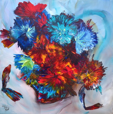 Le jardin d'amour Painting titled "Le jardin d'amour" by Isabelle Vobmann, Original Art, Acrylic