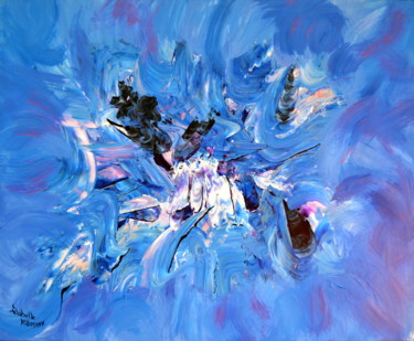 Peinture intitulée "ocean-s-spirit" par Isabelle Vobmann, Œuvre d'art originale, Acrylique