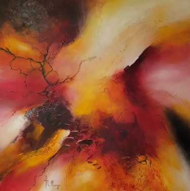VULCAIN n°287 Peinture intitulée "VULCAIN n°287" par Isabel Ollange, Œuvre d'art originale, Acrylique Monté sur Châssis