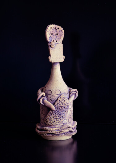 Sculpture titled "Flamenca 3" by Isabel Robledo, Original Artwork, Ceramics