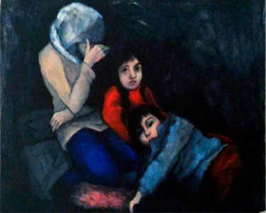 제목이 "nin-os-refugiados-c…"인 미술작품 Isabel Torner로, 원작, 기름