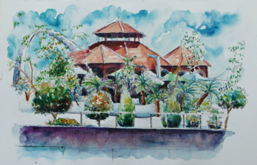 Painting titled "perth.jpg" by Isabelle Bourgeois, Original Artwork, Watercolor