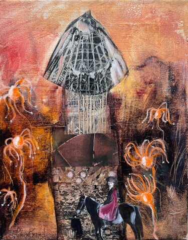 Malarstwo zatytułowany „Passage” autorstwa Isabelle Chartrand, Oryginalna praca, Akryl Zamontowany na Drewniana rama noszy