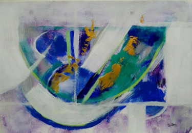 Painting titled "Cores ao Vento" by Isa Chaves, Original Artwork