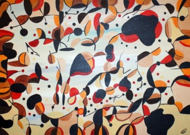 Pintura intitulada "Abstract" por Sandra Guedes, Obras de arte originais