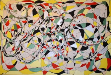 Pintura intitulada "Abstract" por Sandra Guedes, Obras de arte originais