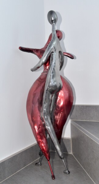 Sculpture titled "Tango" by Isadiva, Original Artwork, Metals