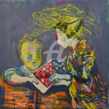 isafara, HI drolumphonum ! Peinture intitulée "isafara, HI drolump…" par Isafara, Œuvre d'art originale,