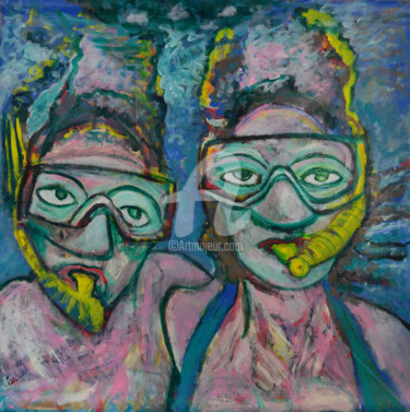 Isafara, Yasawa Peinture intitulée "Isafara, Yasawa" par Isafara, Œuvre d'art originale,