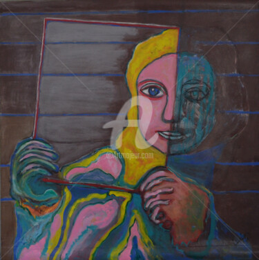 Isafara, leventprésent Peinture intitulée "Isafara, leventprés…" par Isafara, Œuvre d'art originale,