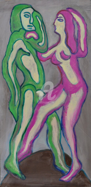 Isafara, promesse tenue Peinture intitulée "Isafara, promesse t…" par Isafara, Œuvre d'art originale,