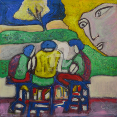 Isafara, parole de nuage Peinture intitulée "Isafara, parole de…" par Isafara, Œuvre d'art originale,