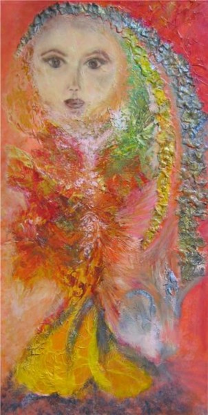 Painting titled "MUSE" by Isankis, Original Artwork, Acrylic