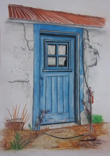 Painting titled "Portas do Alentejo…" by Isabel Cabrita, Original Artwork, Watercolor