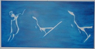 Pintura intitulada "PERFIS" por Isabel Carvalho, Obras de arte originais