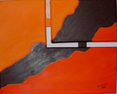 Painting titled "BIPTICO 2 - NOVO" by Isabel Carvalho, Original Artwork