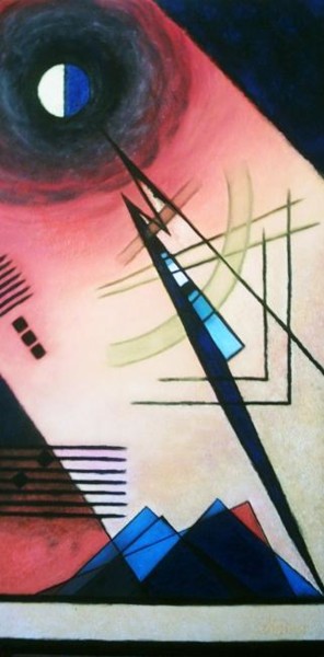 Pintura titulada "kandinsky V" por Vieiro Torres, Isabel, Obra de arte original