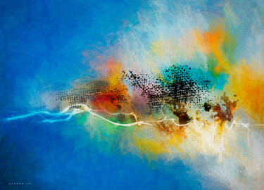Digital Arts titled "Abstract-101" by Ish Gordon, Original Artwork, Digital Painting