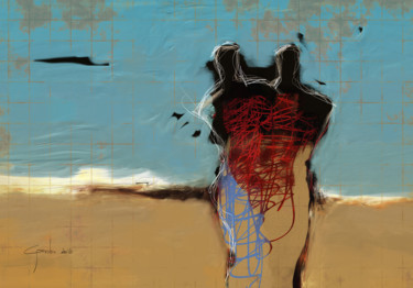 Картина под названием "Entanglement" - Ish Gordon, Подлинное произведение искусства