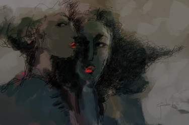 Digital Arts titled "Gossip" by Ish Gordon, Original Artwork