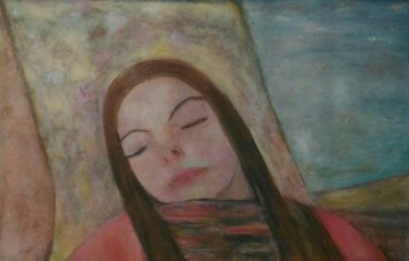 Картина под названием "Sleeping girl 2" - Irina Ishimscai & Victor Golubev, Подлинное произведение искусства, Масло