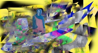 Arts numériques intitulée "Сomposition VG 7" par Irina Ishimscai Victor Golubev, Œuvre d'art originale, Peinture numérique