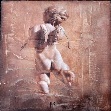 Pittura intitolato "l'arco di cupido" da Isis, Opera d'arte originale