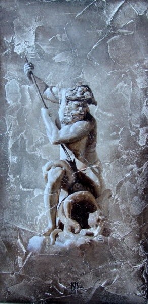 Pittura intitolato "neptune" da Isis, Opera d'arte originale