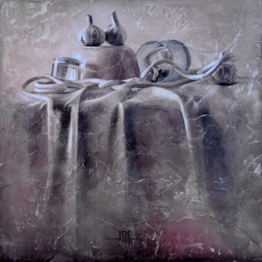 Peinture intitulée "banale armonia bian…" par Isis, Œuvre d'art originale