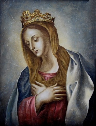 Pittura intitolato "Madonna di Vitorchi…" da Isis, Opera d'arte originale, Altro