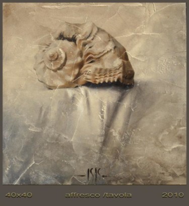 Pittura intitolato "tesori dei mari 1" da Isis, Opera d'arte originale
