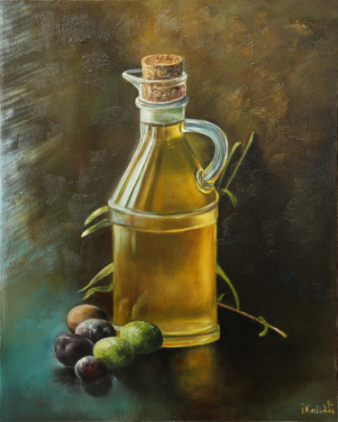 Картина под названием "Original oil painti…" - Isidor Kaisidi, Подлинное произведение искусства, Масло